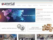 Tablet Screenshot of ametal.com